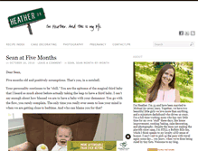 Tablet Screenshot of heatherdriveblog.com